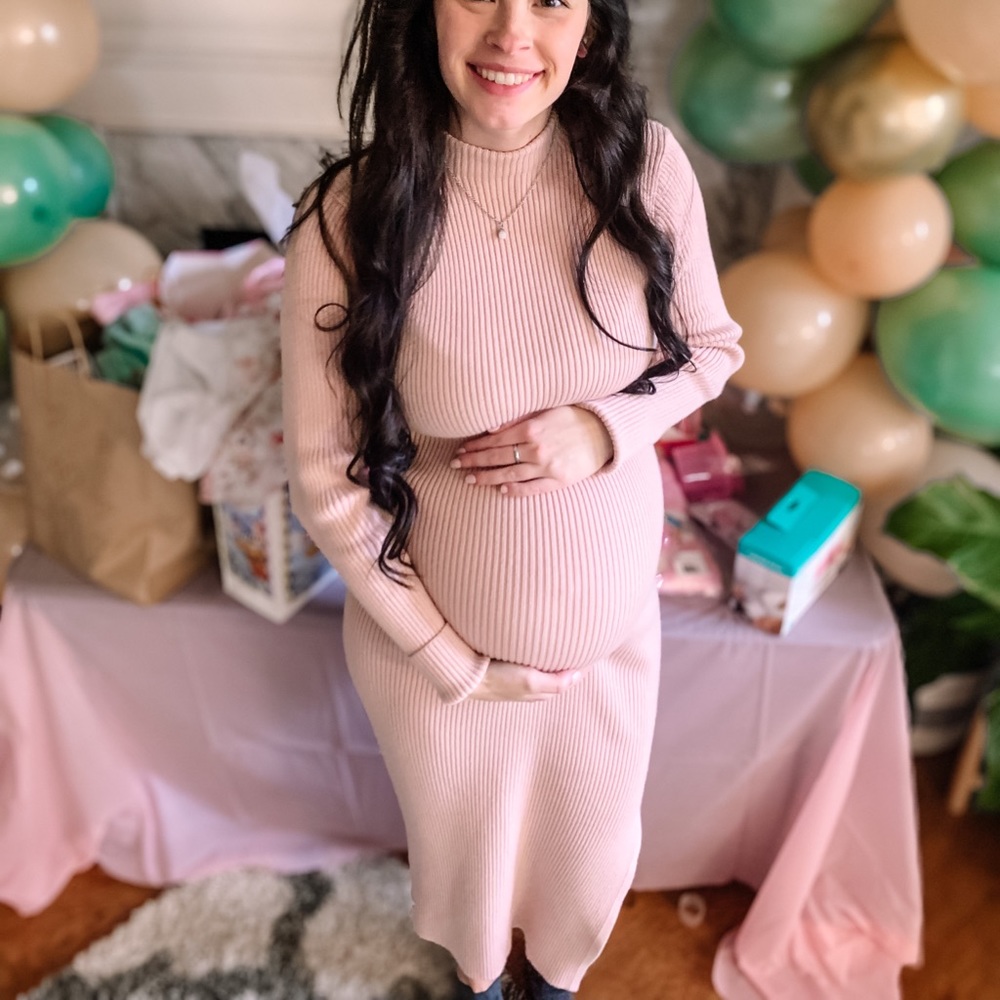 Light Pink Sweater Dress - Worn Once - Size Small